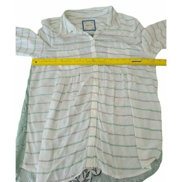 Style & Co Women's Button Up Printed Blouse Size L - Picture 4 of 6